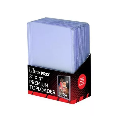 UP - Toploader - 3" x 4" Super Clear Premium (25 pieces)-81145