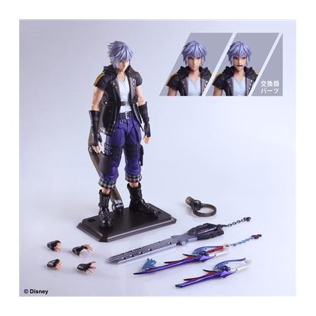 Kingdom Hearts III Play Arts Kai Action Figure - Riku Deluxe Ver.-XKHPKZZZ59