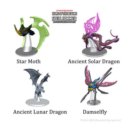 D&D Icons of the Realms: Ship Scale - Astral Elf Patrol-96179