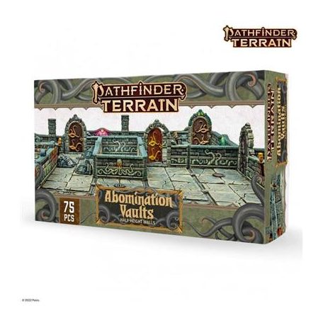 Pathfinder Terrain: Abomination Vaults Half-Height Walls - EN-DNL0033