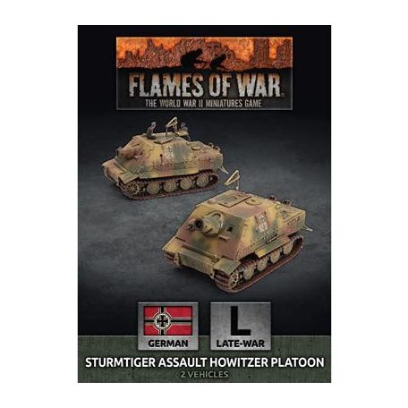 Flames Of War - Sturmtiger (38cm Rocket) Assault Howitzer Platoon (x2) - EN-GBX184