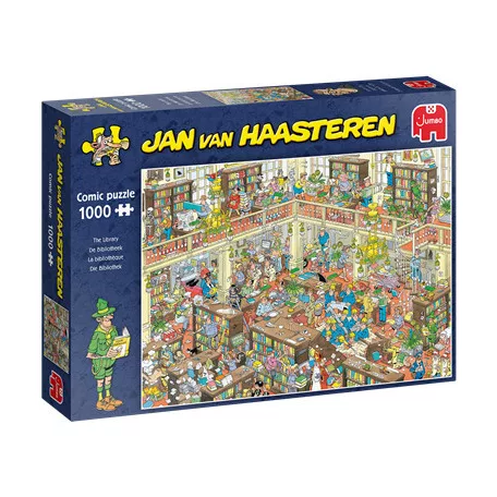 Jan van Haasteren - Die Bibliothek (1000 Teile)-19092