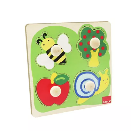 GOULA Holzpuzzle Garten-53010