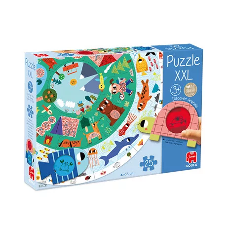 GOULA XXL-Puzzle Tiere entdecken-53177