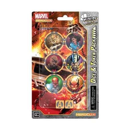 Marvel HeroClix: Avengers Forever Dice & Token Pack Ghost Rider-84860