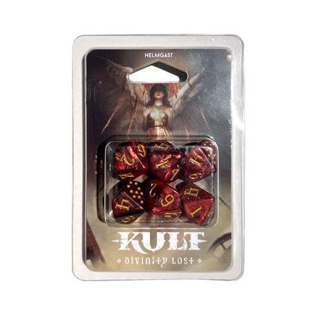 Kult: Divinity Lost - dice set (Inferno Edition)-MUH052420