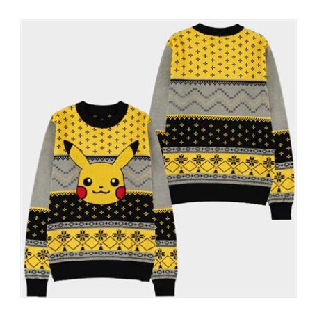 Pokemon - Men's Pikachu Christmas Jumper-KW375461POK-XL
