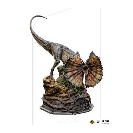 Jurassic World - Dilophosaurus Art Scale 1/10-UNIVJW69322-10