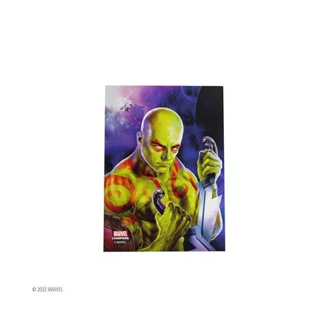 Gamegenic - Marvel Champions FINE ART Sleeves - Drax (51 Sleeves)-GGS15018ML