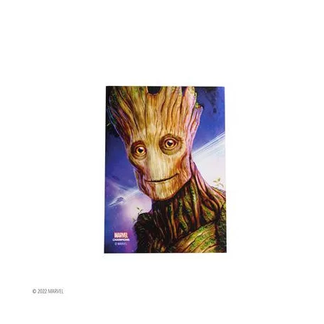 Gamegenic - Marvel Champions FINE ART Sleeves - Groot (51 Sleeves)-GGS15014ML