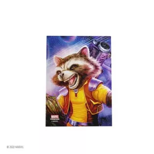 Gamegenic - Marvel Champions FINE ART Sleeves - Rocket Raccoon (51 Sleeves)-GGS15015ML