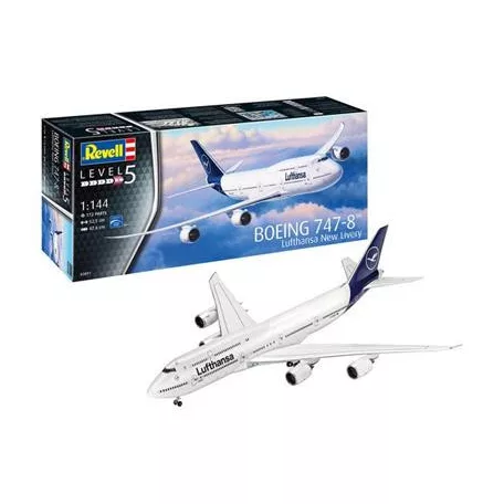 Revell: Boeing 747-8 Lufthansa "New Livery" - 1:144-03891