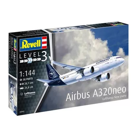 Revell: Airbus A320neo Lufthansa "New Livery" - 1:144-03942