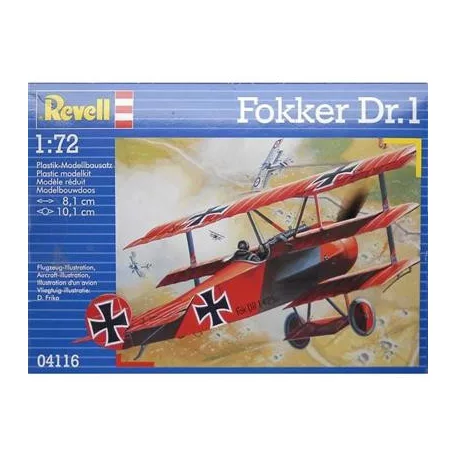 Revell: Fokker DR. 1 Triplane - 1:72-04116