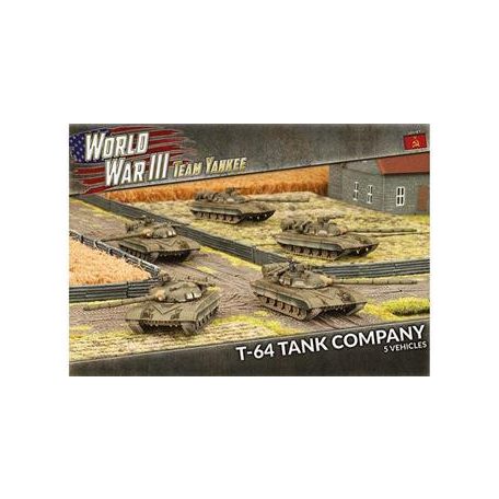 World War III Team Yankee: T-64 Tankovy Company (Plastic) - EN-TSBX13