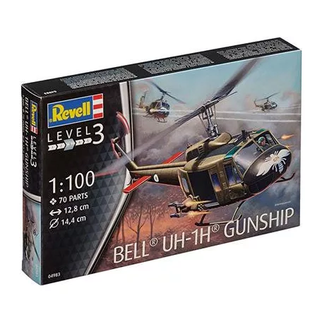 Revell: Bell® UH-1H® Gunship - 1:100-04983