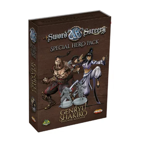 Sword & Sorcery - White/Black Monk (Genryu/Shakiko) Hero Pack - EN-GRPR204