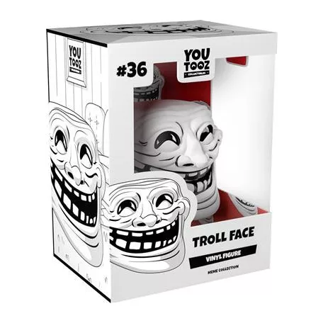 Youtooz: Meme - Trollface Vinyl Figure-TROLLFACE