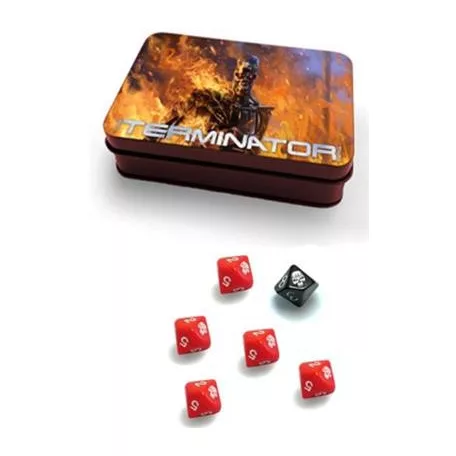 The Terminator RPG - Limited Edition Dice Tin Set - EN-WFG-TER806