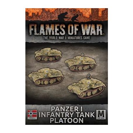 Flames Of War: Eastern Front Panzer I Infantry Tank Platoon (x4) - EN-GBX188