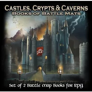 Castles Crypts and Caverns Books of Battle Mats-LBM-032