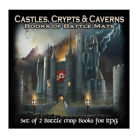 Castles Crypts and Caverns Books of Battle Mats-LBM-032