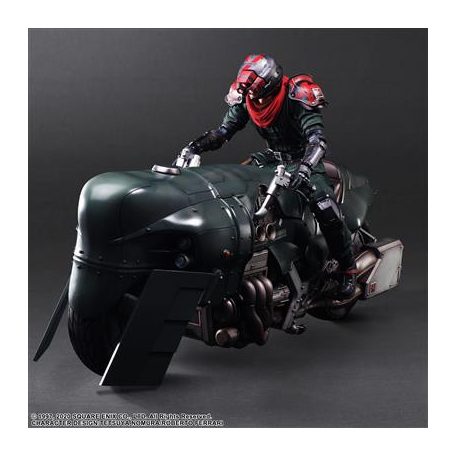FFVII Remake Pak Action Figure - Shinra Elite Security Officer & Motorcycle Set-XFF07ZZ276