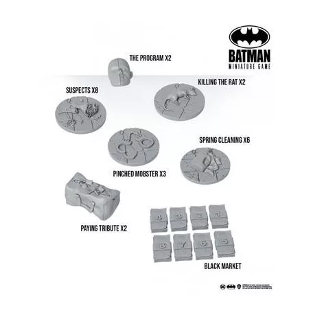 Batman Miniature Game: Organized Crime Markers - EN-ACC0065