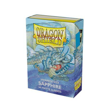 Dragon Shield Small Sleeves - Japanese Matte Sapphire 'Turikos' (60 Sleeves)-AT-11128