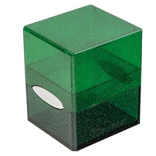 UP - Satin Cube - Glitter Green-16011