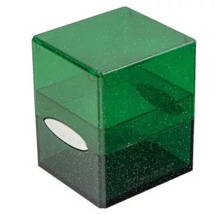 UP - Satin Cube - Glitter Green-16011