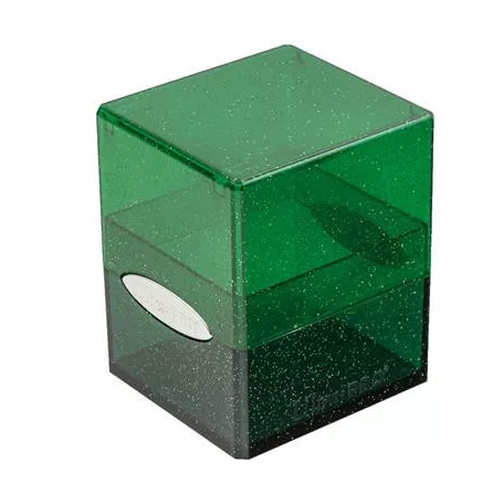 UP - Satin Cube - Glitter Green-16011