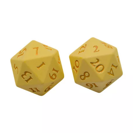 UP - Vivid Heavy Metal Dice: Yellow-15941