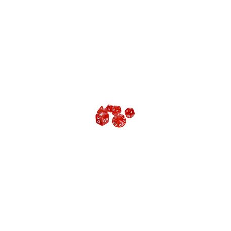Munchkin Polyhedral Dice (7) Red/White-SJG5545A