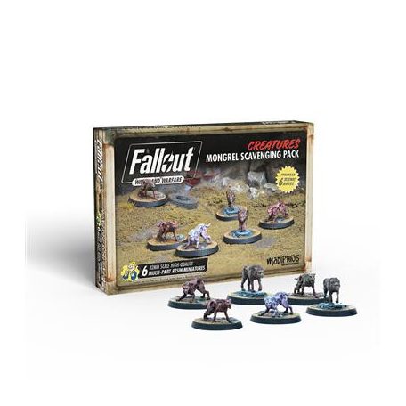 Fallout: Wasteland Warfare - Creatures: Mongrel Scavenging Pack - EN-MUH052228