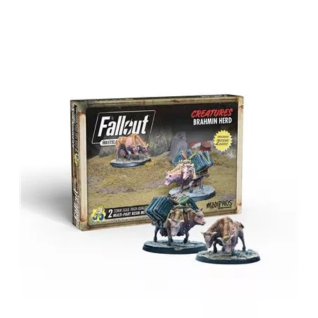 Fallout: Wasteland Warfare - Creatures: Brahmin Herd - EN-MUH052229