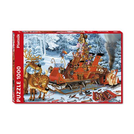 Puzzle: Schlittenreparatur (1000 Teile)-PIA5566