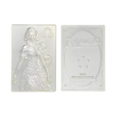 Magic the Gathering Limited Edition .999 Silver Plated Liliana Metal Collectible-HAS-MAG32