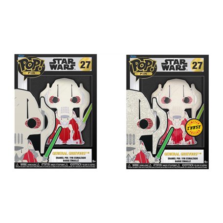 Funko POP! Pin: LPP STAR WARS: General Grievous /w Chase 12PCS PDQ-STPP0038