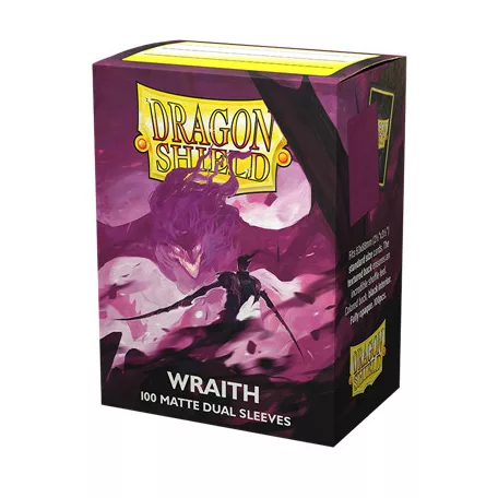 Dragon Shield Dual Matte Sleeves - Wraith 'Alaric, Chaos Wraith' (100 Sleeves)-AT-15056