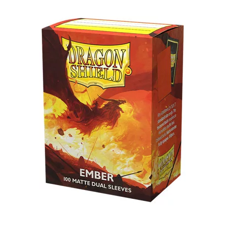 Dragon Shield Dual Matte Sleeves - Ember 'Alaric, Revolution Kindler' (100 Sleeves)-AT-15054