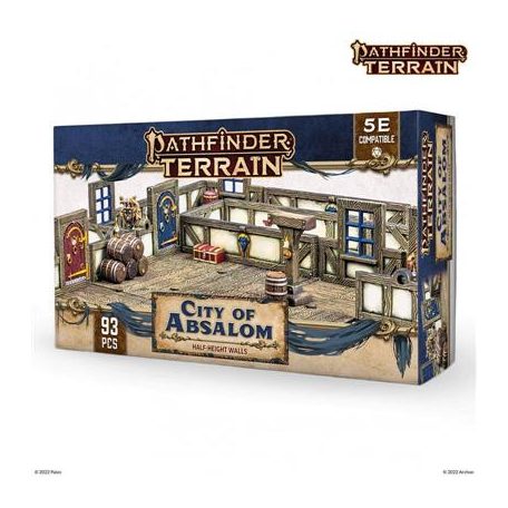Pathfinder Terrain: City of Absalom Half-Height Walls - EN-DNL0034