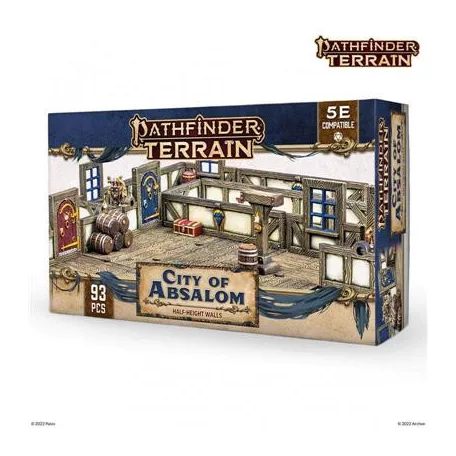 Pathfinder Terrain: City of Absalom Half-Height Walls - EN-DNL0034