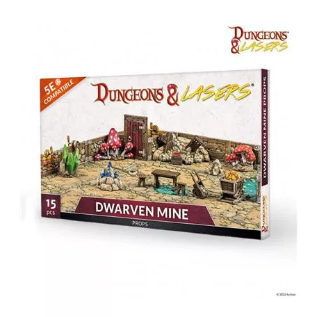 Dungeons & Lasers - Dwarven Mine Props - EN-DNL0035
