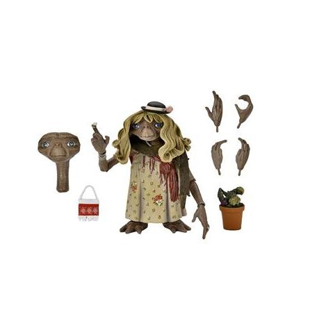 E.T. (40th Anniversary) – 7” Scale Action Figure – Ultimate Dress-Up E.T.-NECA55077