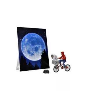 E.T. (40th Anniversary) - 7” Scale Action Figure - Elliott & E.T. on Bicycle-NECA55065