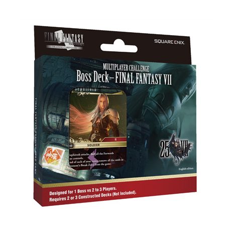 Final Fantasy TCG - Multiplayer Challenge Boss Deck Display (6 Deck) - Final Fantasy VII - DE-XTCSDZZZ38