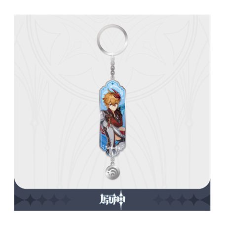 Genshin Impact - Character Drawing Card Metal Keychain: Tartaglia aka Childe-SAK32537