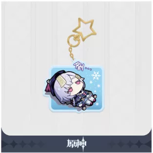 Genshin Impact - Acryl Keychain - Qiqi (Q Version Sticker)-SAK88252