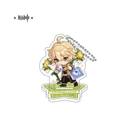 Genshin Impact - Genshin Fes 2021 Acrylic Stand Keychain Traveler(Aether)-SAK35590